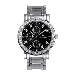 Bulova Mens Diamond 96E04 Watch