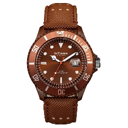 InTimes Mens Leather IT-057LDBRN Watch