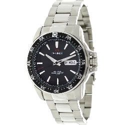 Precimax Men's Propel Automatic PX12090 Silver Stainless-Steel Automatic Watch with Black Dial