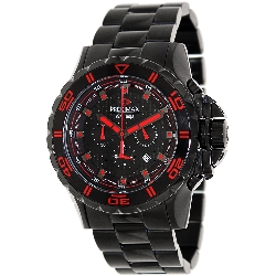 Precimax Men's Carbon Pro PX13231 Black Stainless-Steel Quartz Watch with Black Dial