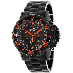 Precimax Men's Carbon Pro PX13232 Black Stainless-Steel Quartz Watch with Black Dial