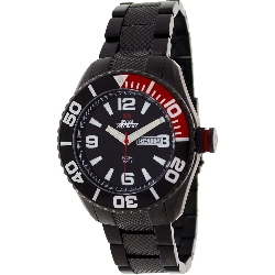 Swiss Precimax Men's Deep Blue SP12006 Black Stainless-Steel Swiss Quartz Watch with Black Dial