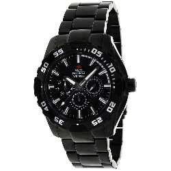 Swiss Precimax Men's Formula-7 XT SP12049 Black Stainless-Steel Swiss Multifunction Watch with Black Dial