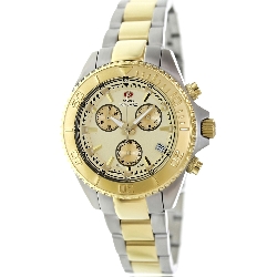 Swiss Precimax Women's Manhattan Elite SP12180 Two-Tone Stainless-Steel Swiss Chronograph Watch with Gold Dial
