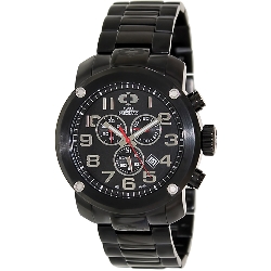 Swiss Precimax Men's Marauder Pro SP13013 Black Stainless-Steel Swiss Chronograph Watch with Black Dial