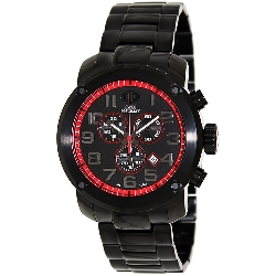 Swiss Precimax Men's Marauder Pro SP13015 Black Stainless-Steel Swiss Chronograph Watch with Black Dial