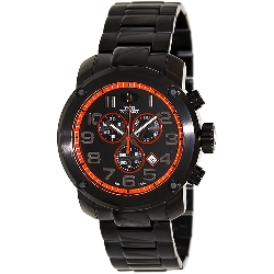 Swiss Precimax Men's Marauder Pro SP13016 Black Stainless-Steel Swiss Chronograph Watch with Black Dial