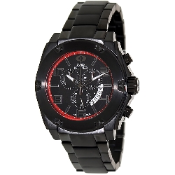 Swiss Precimax Men's Admiral Pro SP13024 Black Stainless-Steel Swiss Chronograph Watch with Black Dial