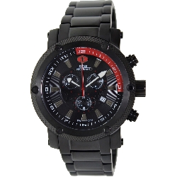 Swiss Precimax Men's Volt Pro SP13084 Black Stainless-Steel Swiss Chronograph Watch with Black Dial