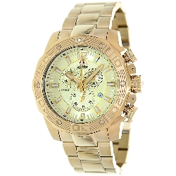 Swiss Precimax Men's Legion Pro SP13267 Gold Stainless-Steel Swiss Chronograph Watch with Gold Dial