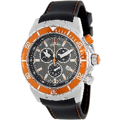 Swiss Precimax Men's Pursuit Pro Sport SP13279 Black Silicone Swiss Chronograph Watch with Grey Dial