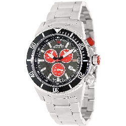 Swiss Precimax Men's Pursuit Pro SP13286 Silver Stainless-Steel Swiss Chronograph Watch with Grey Dial