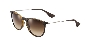 Ray-Ban Women's Erika Round Sunglasses ,Non-Polarized,Tortoise Frame/Brown Gradient Lens,54 Mm