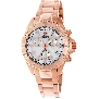 Swiss Precimax Women's Manhattan Elite SP12189 Rose-Gold Stainless-Steel Swiss Chronograph Watch With Mother-Of-Pearl Dial
