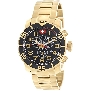 Swiss Precimax Men's Verto Pro SP13042 Gold Stainless-Steel Swiss Chronograph Watch With Black Dial