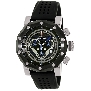 Swiss Precimax Men's Vector Pro Sport SP13088 Black Silicone Swiss Chronograph Watch With Black Dial