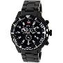 Swiss Precimax Men's Pulse Pro SP13105 Black Stainless-Steel Swiss Chronograph Watch With Black Dial