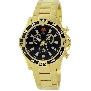 Swiss Precimax Men's Falcon Pro SP13109 Gold Stainless-Steel Swiss Chronograph Watch With Black Dial