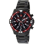 Swiss Precimax Men's Falcon Pro SP13112 Black Stainless-Steel Swiss Chronograph Watch With Black Dial