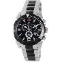 Swiss Precimax Men's Recon Pro SP13119 Two-Tone Stainless-Steel Swiss Chronograph Watch With Black Dial