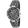 Swiss Precimax Women's Sophie Ceramic Elite SP13162 Black Ceramic Swiss Chronograph Watch With Mother-Of-Pearl Dial