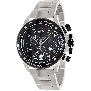 Swiss Precimax Men's Forge Pro SP13246 Silver Stainless-Steel Swiss Chronograph Watch With Black Dial