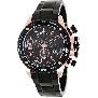 Swiss Precimax Men's Forge Pro SP13247 Black Stainless-Steel Swiss Chronograph Watch With Black Dial